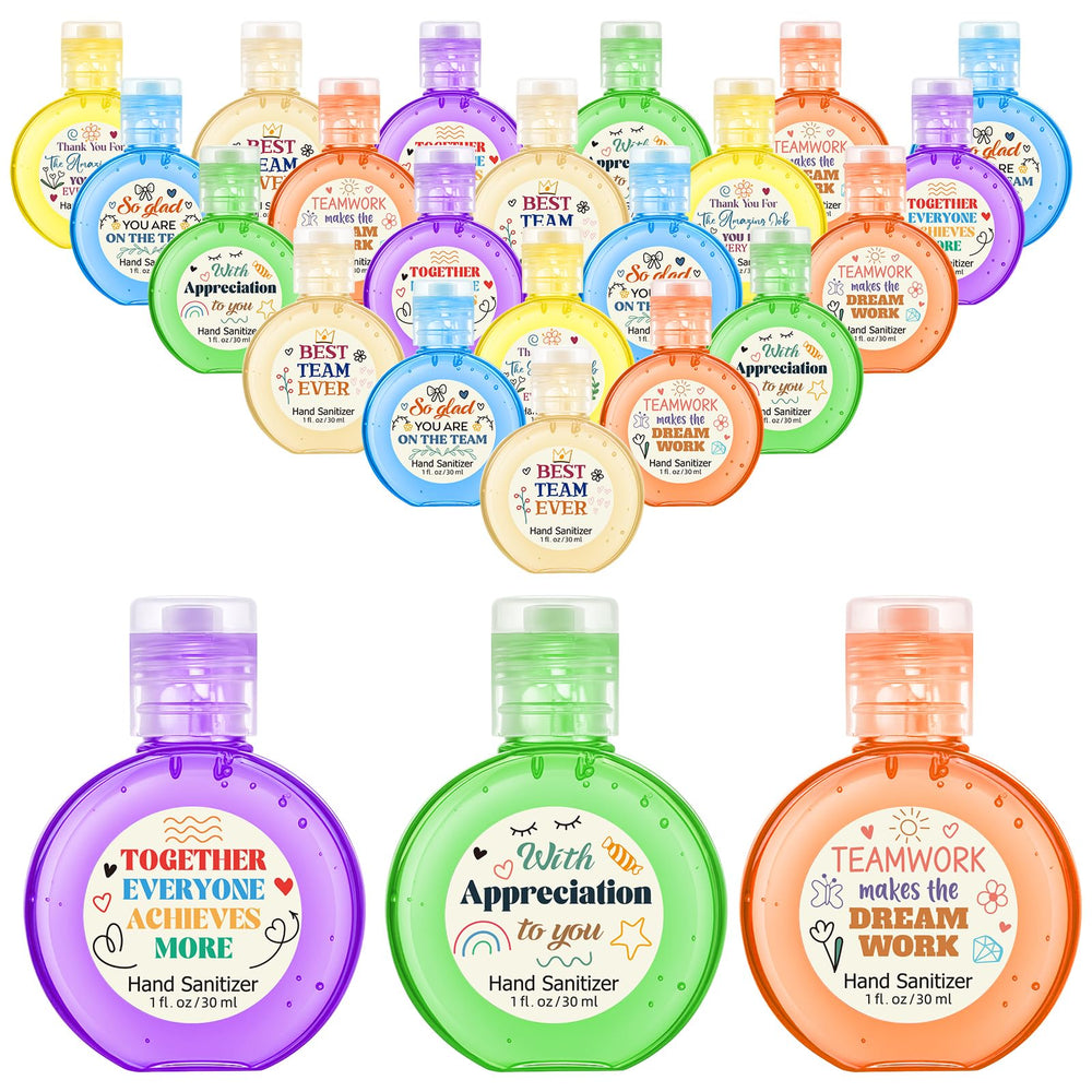 Frienda 24-pack hand sanitizers for team appreciation, ideal office gifts.