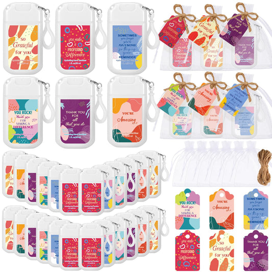 Frienda 24-pack travel hand sanitizer spray set for convenient on-the-go cleaning