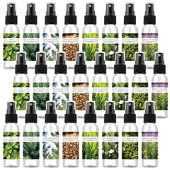 Frienda 24-piece herbal scented mini sanitizers set, ideal for gifts and organization.