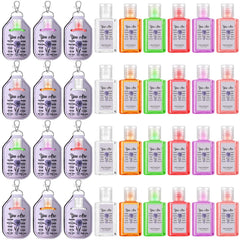 Frienda 24 piece sanitizer and 24 keychain pack for group gifts