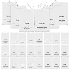 Frienda 48-pack hydrating hand sanitizer sprays arranged for gifting and daily use