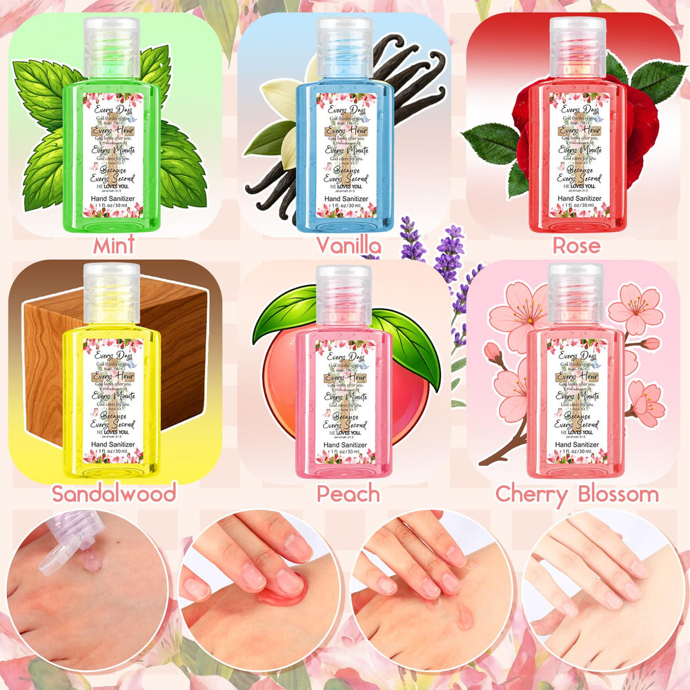 Frienda Bible-themed sanitizer pack blends faith art with practicality.