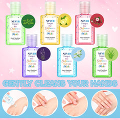 Frienda cards included with each sanitizer for personalized messages.