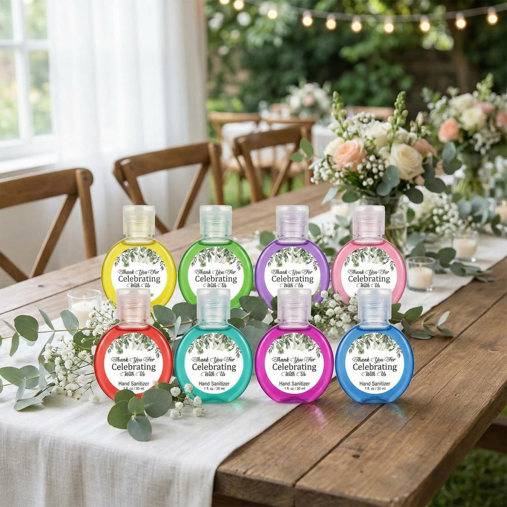 Frienda check-in table sanitizer, ready for guest access