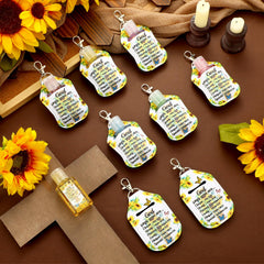 Frienda cross and sunflower pattern on pouch enhances gifting style