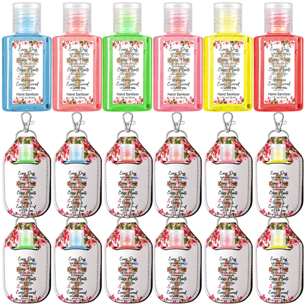 Frienda cross sanitizer bottle with decorative cross design for on-the-go hygiene.