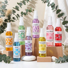 Frienda rose-scent hand sanitizer spray close-up for on-the-go use