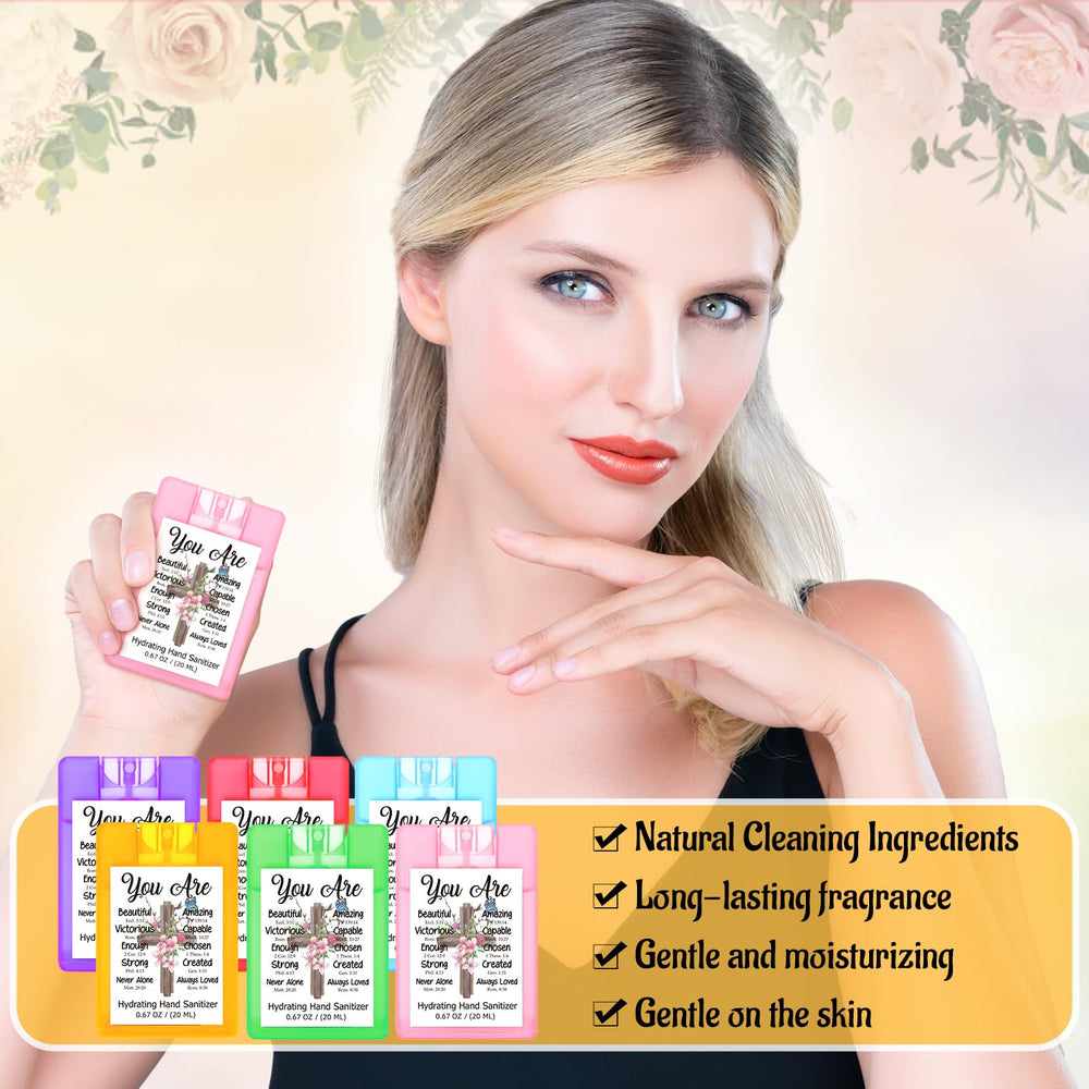 Frienda rosewater fragrance hand sanitizer spray bottle for refreshing scent