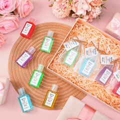 Frienda compact 1 oz bottles fit easily in pockets and purses.