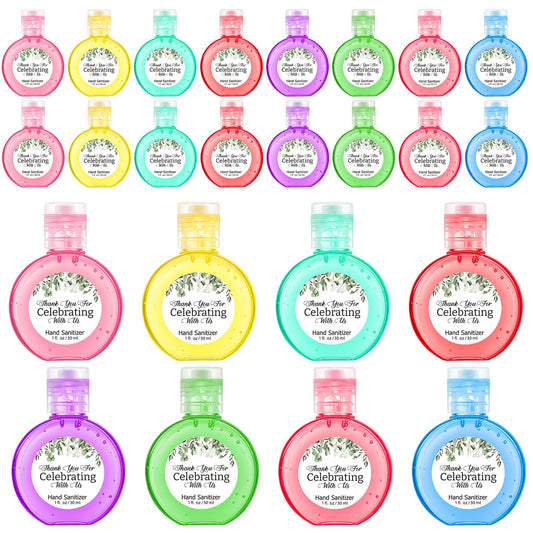 Frienda wedding hand sanitizer 24-pack, portable guest favors for events