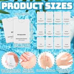 Frienda wedding party favor display with bulk sanitizer sprays