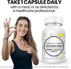 Friendly Vitamins brand story highlights family values and mental well-being.
