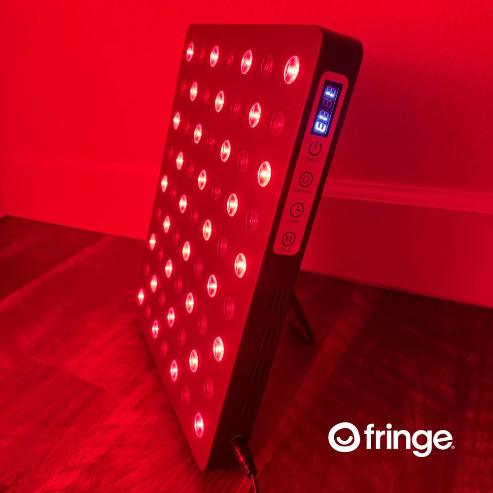 Fringe Red Light Panel side view, slim profile fits small spaces