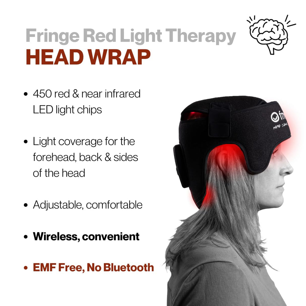 Fringe Red Light Wrap battery life supports wireless on-the-go sessions