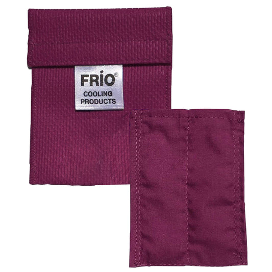 FRIO cooling wallet burgundy holds insulin vial for travel use