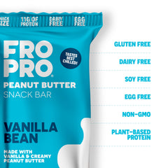 Close-up of FRO PRO vanilla ingredients and honey sweetness.