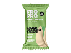 FRO PRO peanut butter pistachio crunch bar ready for on-the-go energy
