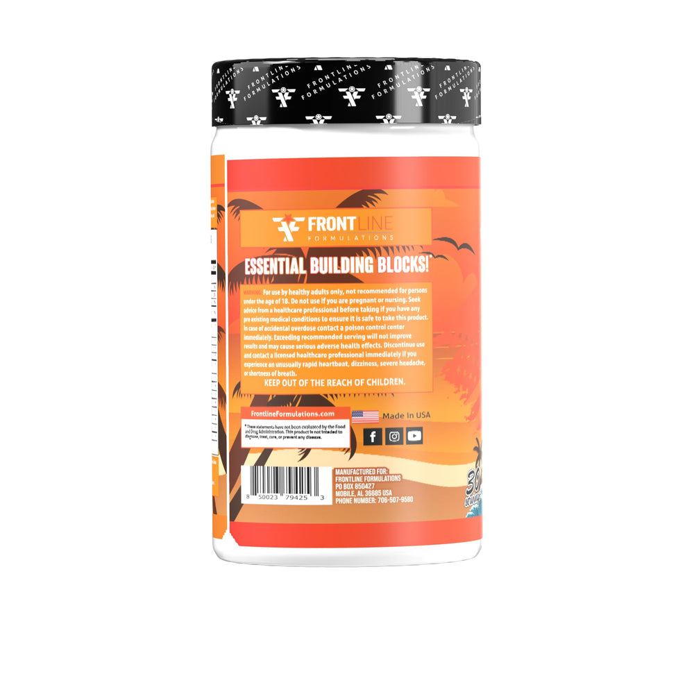 Powder closeup highlighting smooth mixability for quick fueling.