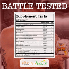 FRONTLINE FORMULATIONS Crucible packaging and veteran-owned branding signal trusted quality.