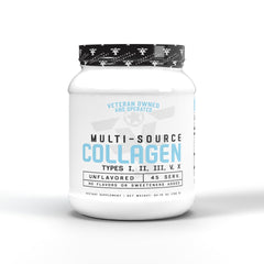 FRONTLINE FORMULATIONS Multi-Source Collagen bottle pouring for daily skin and hair support
