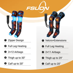 FSUON leg massager foot massage relaxes feet and improves circulation