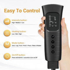FSUON leg massager with heat settings delivers warming comfort
