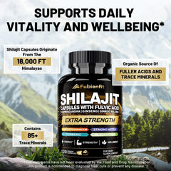 Close-up of Shilajit capsules with smooth texture and swallowable form