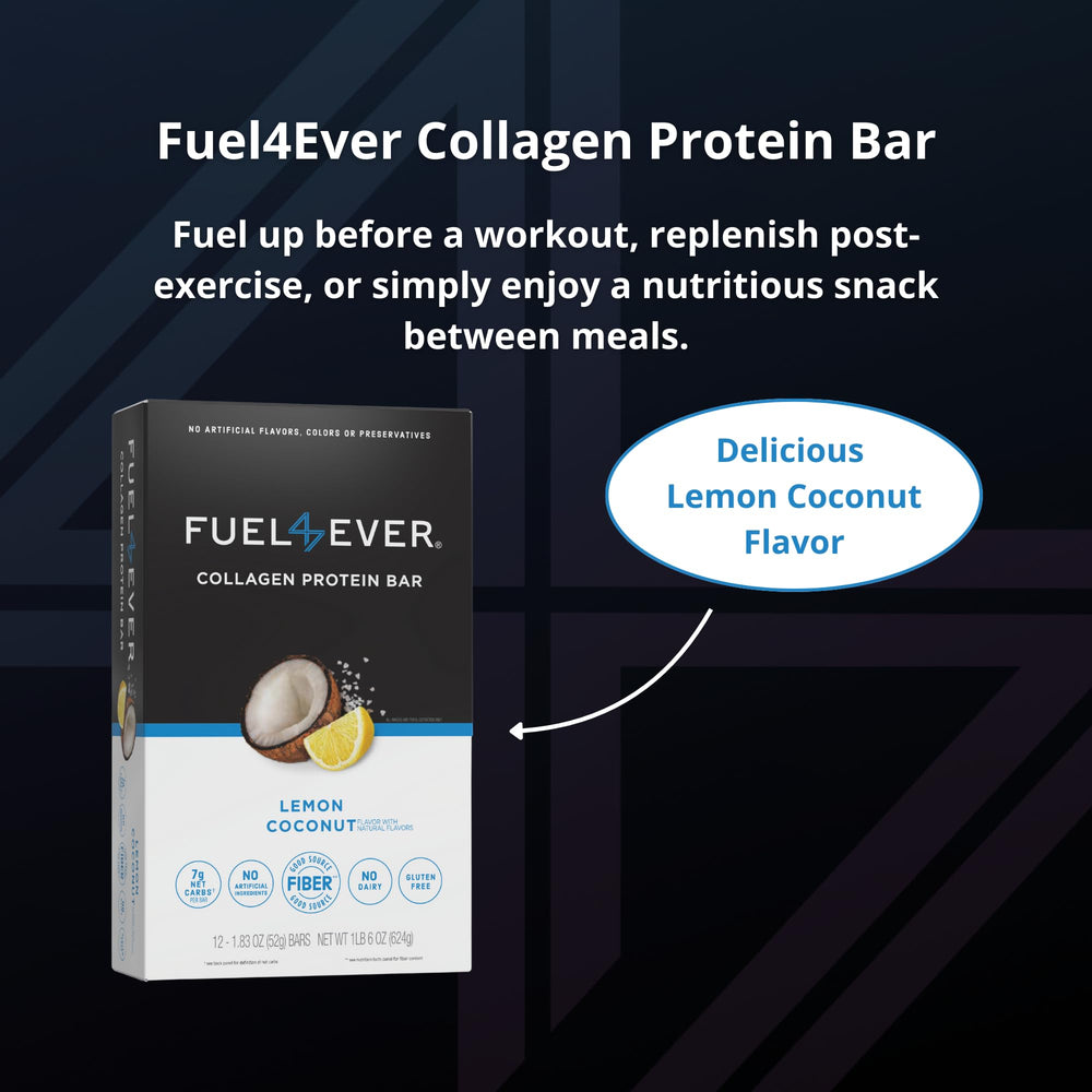 Fuel 4 Ever allulose and monk fruit sweetness highlights clean flavor in the bar.