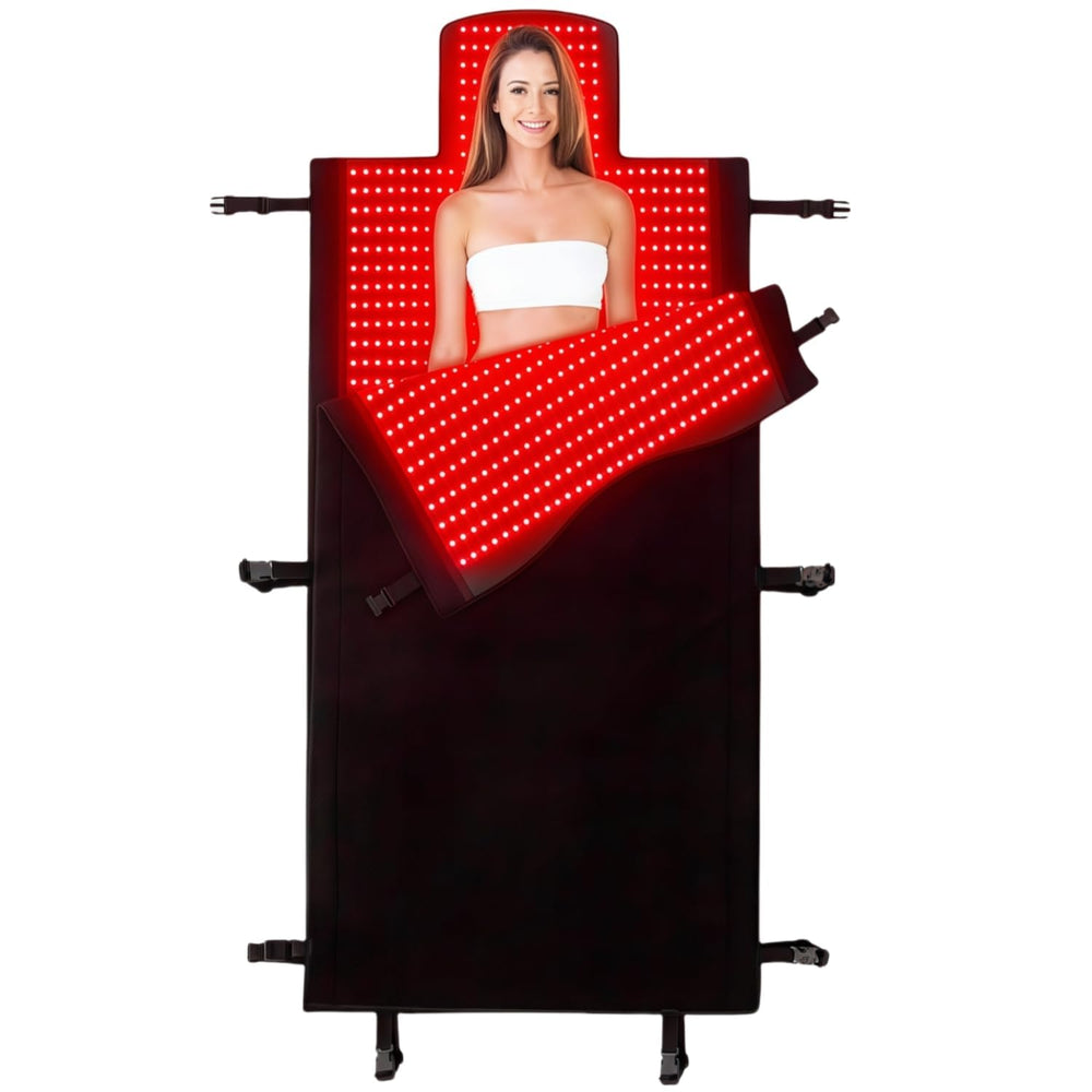 FUIART full-body red light blanket delivers even coverage for at-home sessions.
