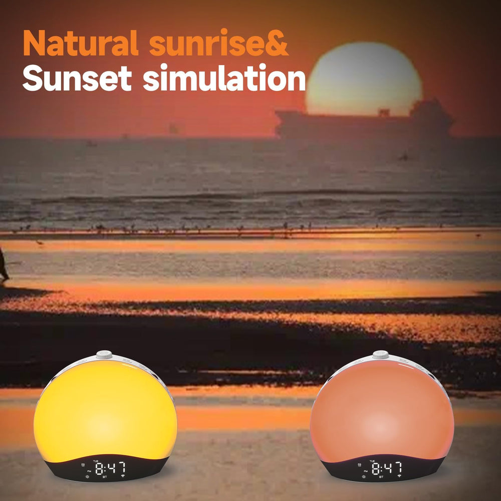Fujinyi Sunrise Simulation gradually brightens the room before dawn