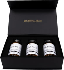 Fuller Health After Party bottle on shelf conveys ready to use recovery support.