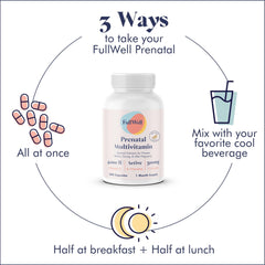 FullWell Prenatal non-GMO seal trust in clean ingredients.