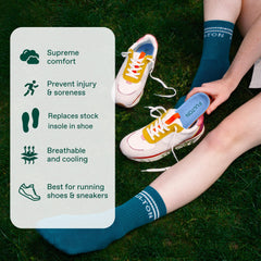 Fulton Athletic Insoles custom mold over time for all arch types.