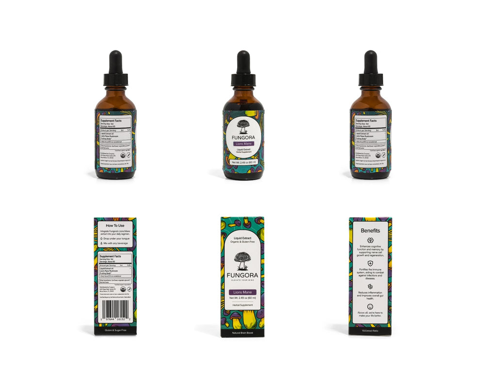Fungora Lion's Mane third-party tested for purity and potency.