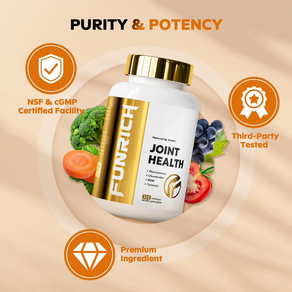 FunRICH made in USA cGMP seal signals quality manufacturing.