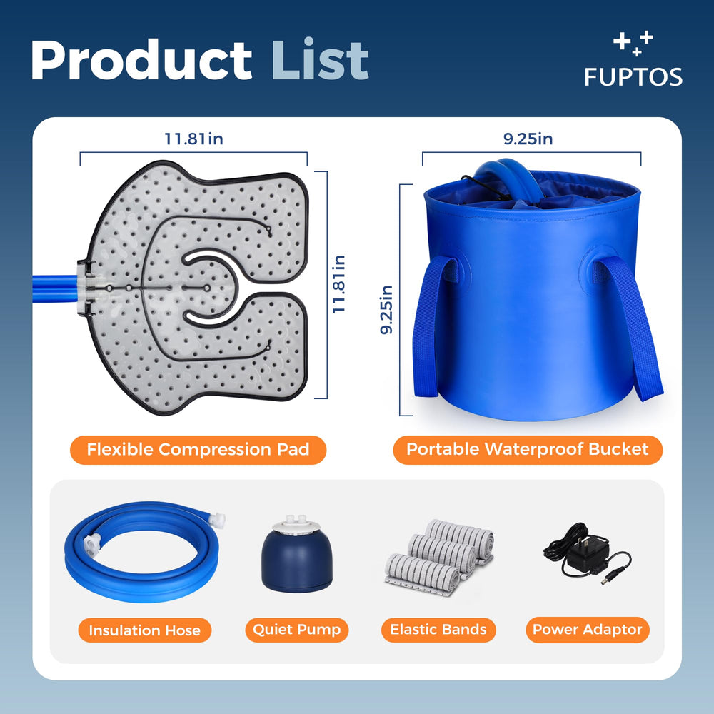 Fuptos cold therapy machine portable design fits home and travel use.