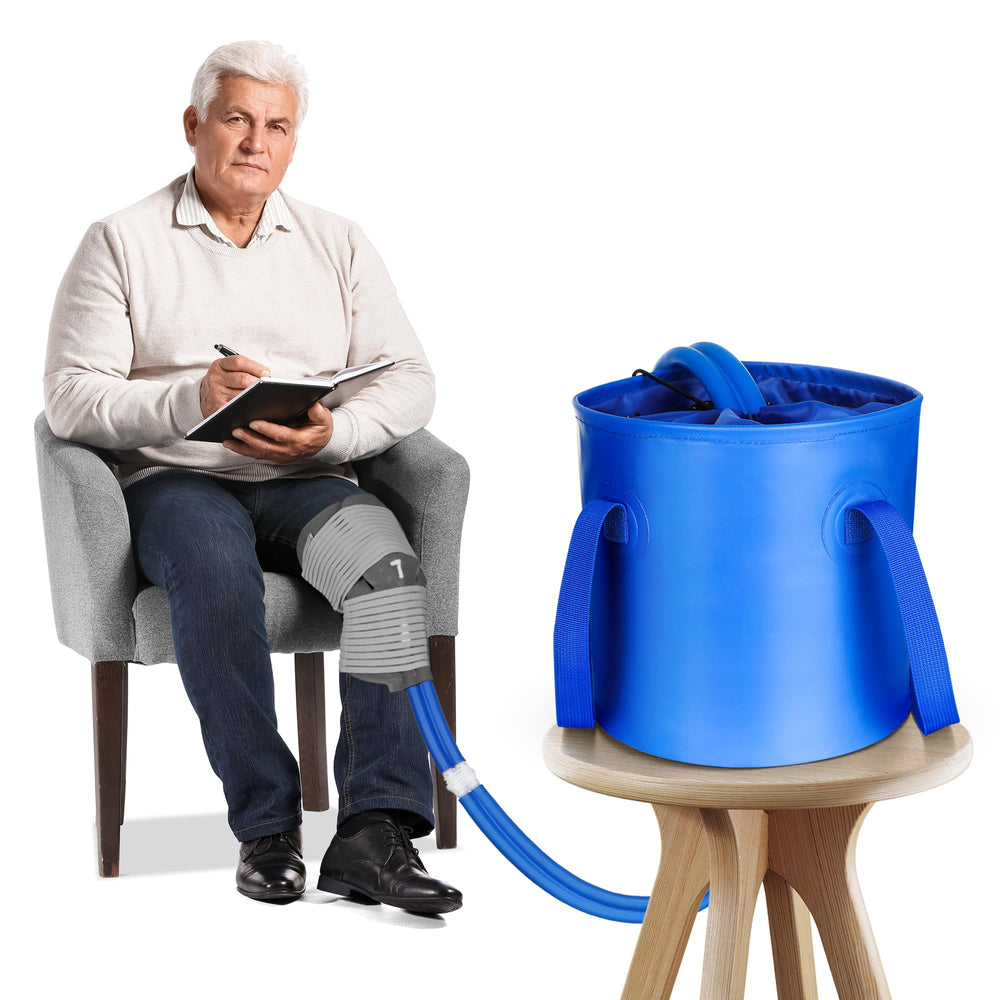 Fuptos cold therapy machine quiet pump for peaceful recovery sessions.