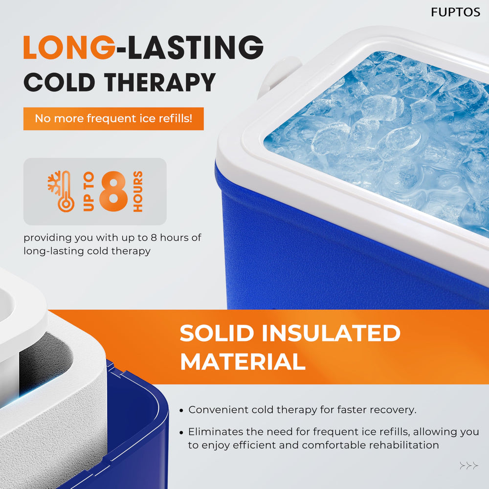 Fuptos hose connections and quick setup ensure reliable cold flow.