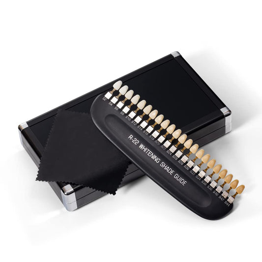 FUREIN SMILE professional 3D R-22 shade guide with 22 colors for whitening tracking.