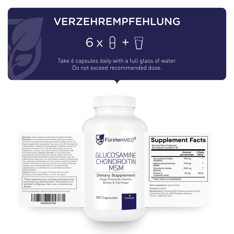 Bottle label close-up with clear FürstenMED branding.