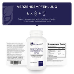 Bottle label close-up with clear FürstenMED branding.