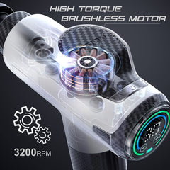 Fusion Black Pro whisper-quiet motor enabling relaxation during massages.