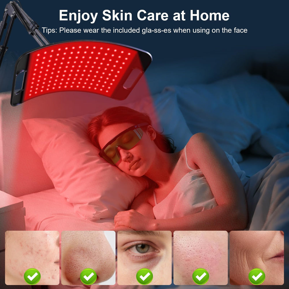 Adjustable stand with 180-degree rotation enables comfortable face, back, or leg positioning.
