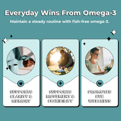 Future Kind Omega-3 label highlighting third-party testing and purity.