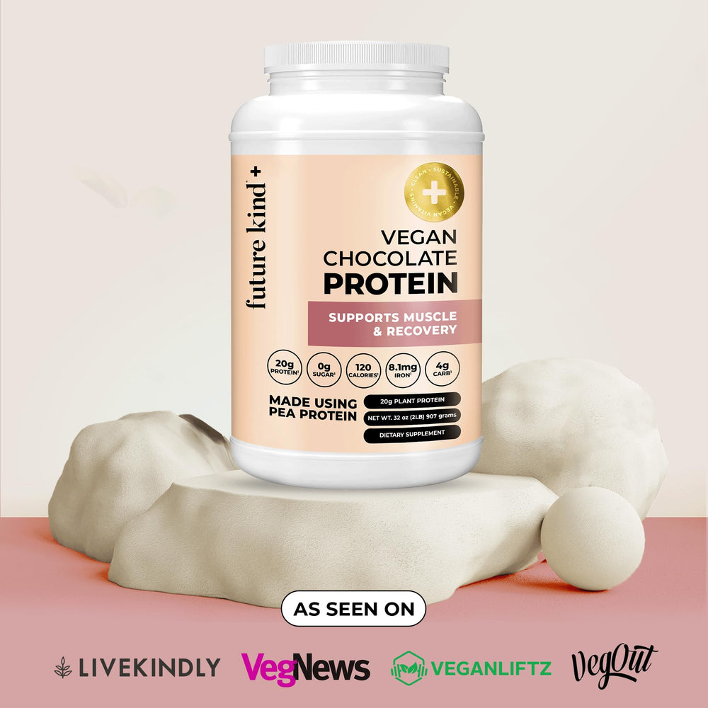 Future Kind vegan protein powder chocolate shake after workouts