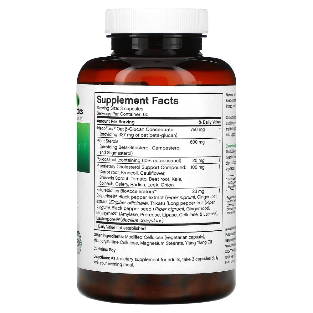 Futurebiotics Cholesterol Balance tablets with plant sterols; supports cholesterol absorption management.