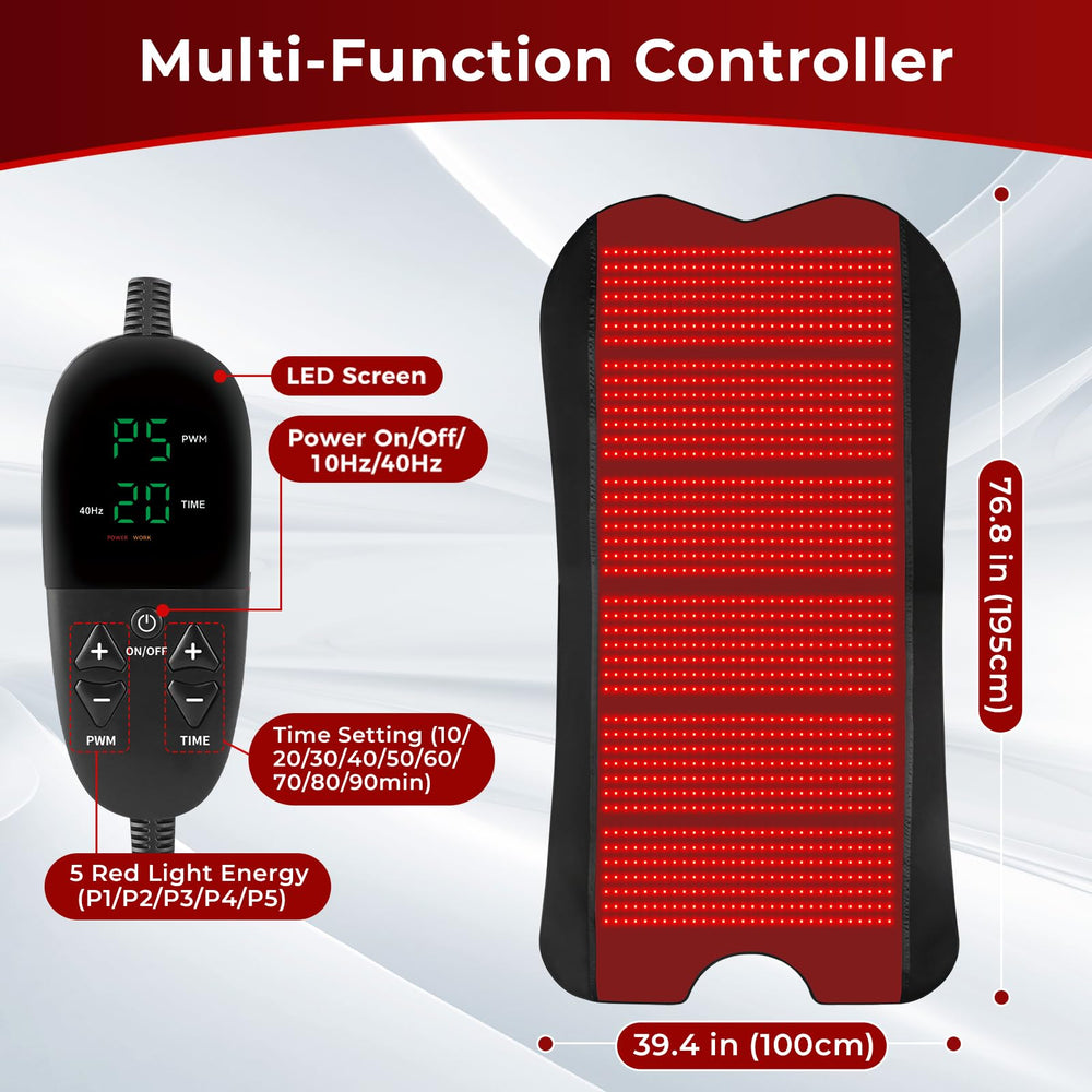 fyovuv red light therapy mat spa like comfort in a compact home setup
