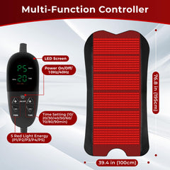 fyovuv red light therapy mat spa like comfort in a compact home setup