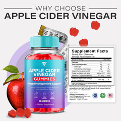 Fyvus ACV Gummies pouring from bottle for convenient daily use.