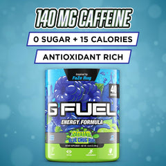 G Fuel Chug Rug scoop-dispense highlights convenient serving for quick caffeine boosts